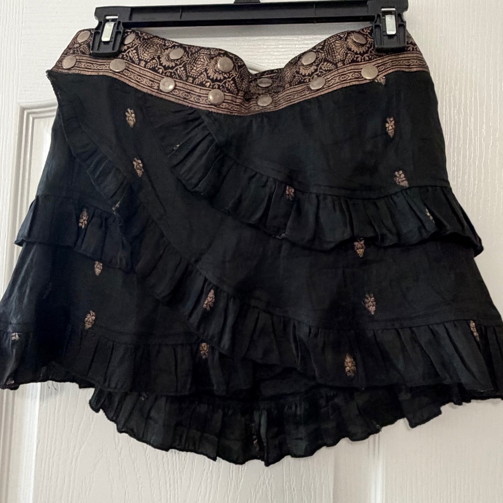 BAROCCO TRIBAL Short Ruffle Skirt
